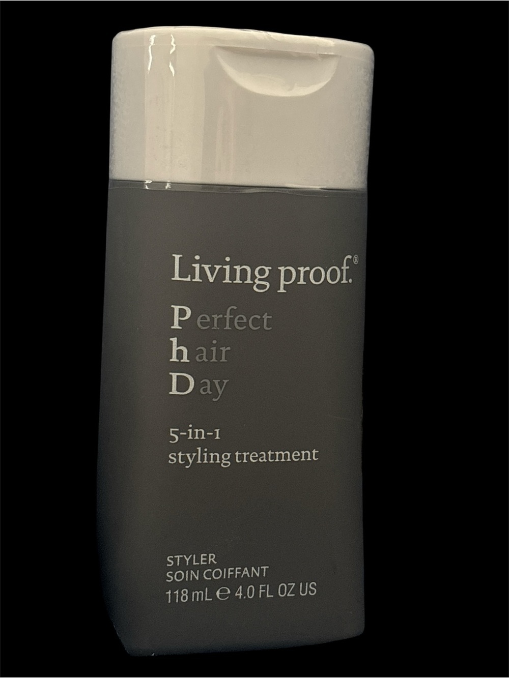 Living Proof 5-in-1 Styling Treatment - Gray and White Bottle